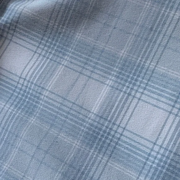 Orvis Pro Womens Blue Plaid Snap Down Shirt with Zippered Side Pockets Size L - Picture 12 of 13